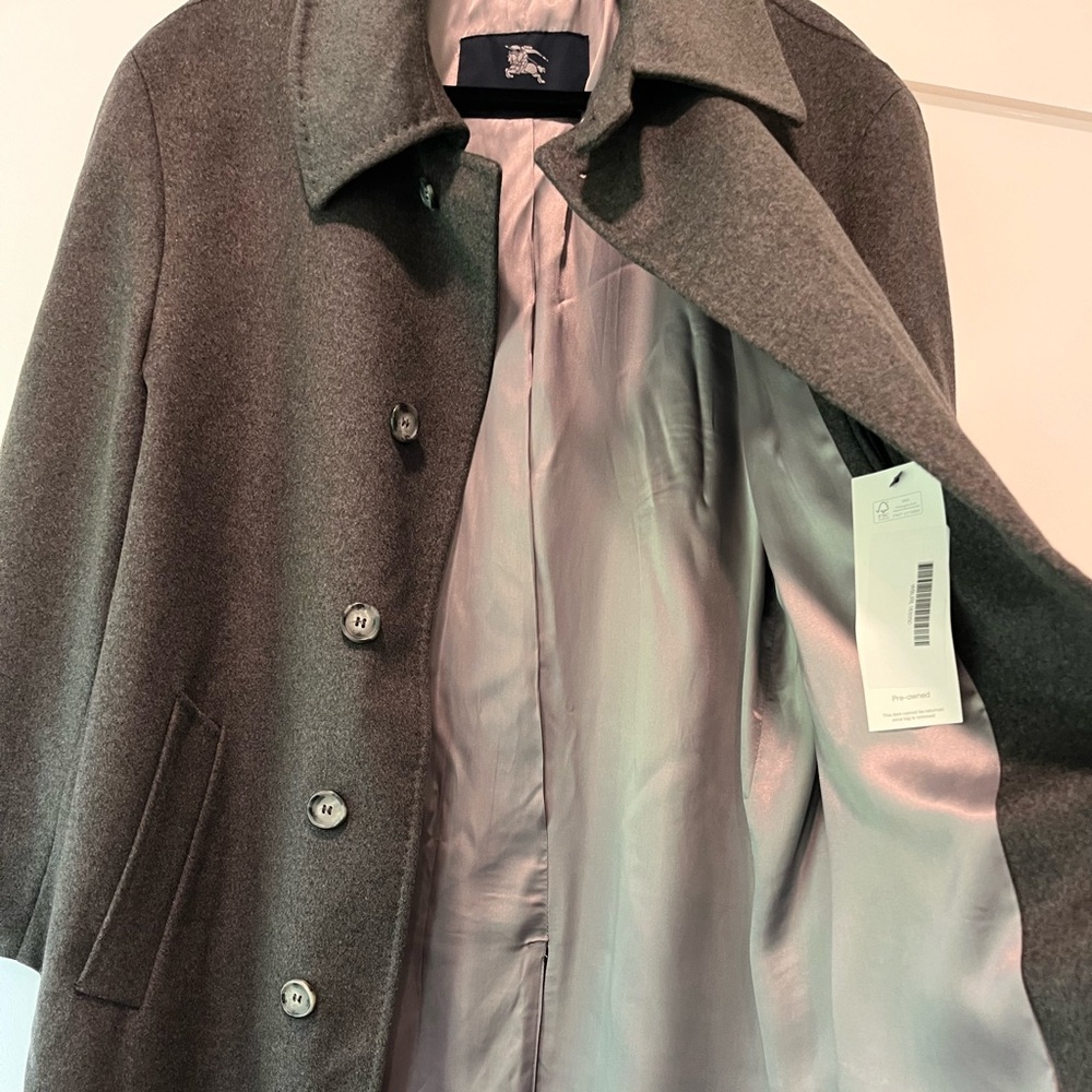 Burberry London dark gray men’s coat size 40R - Picture 5 of 11